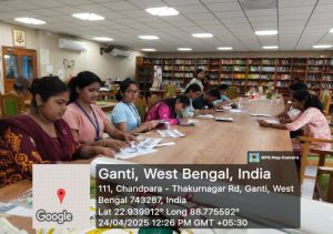 Preparation of posters and making questionnaire for survey (24.04.2025)
