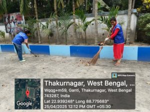 College campus cleaning programme (Date : 25.04.2025)