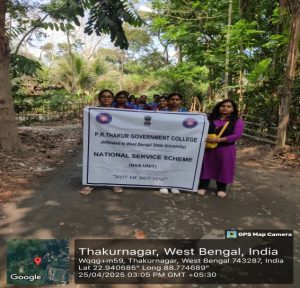 Awareness Rally regarding cleanliness in the adopted village (25.04.2025)
