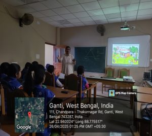 “Talk on Dengue Awareness” by expert teacher in the college premises (Date: 26.04.2025)