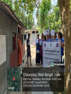 NSS trained volunteers’ demonstration on “Food Adulteration Awareness” & necessary preventions against it. (Date : 27.04.2025)