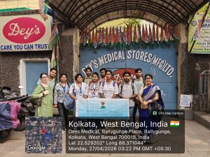 Industry Visit to Dey's Medical 27th April, 2026