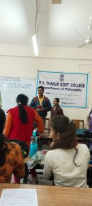 Invited Lecture and Students Seminar organized by Department of Philosophy in collaboration with IQAC on 20th February,2025