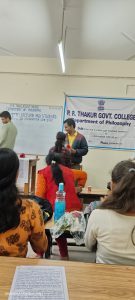 Invited Lecture and Students Seminar organized by Department of Philosophy in collaboration with IQAC on 20th February,2025